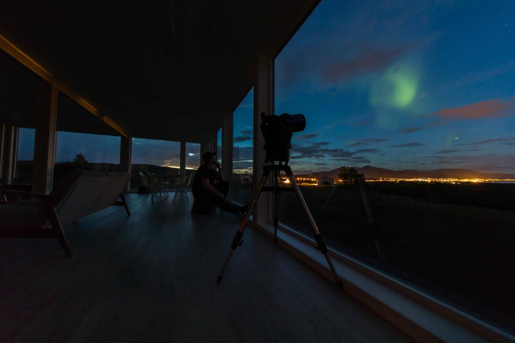 Aurora Borealis Observatory Silsand Bagian luar foto
