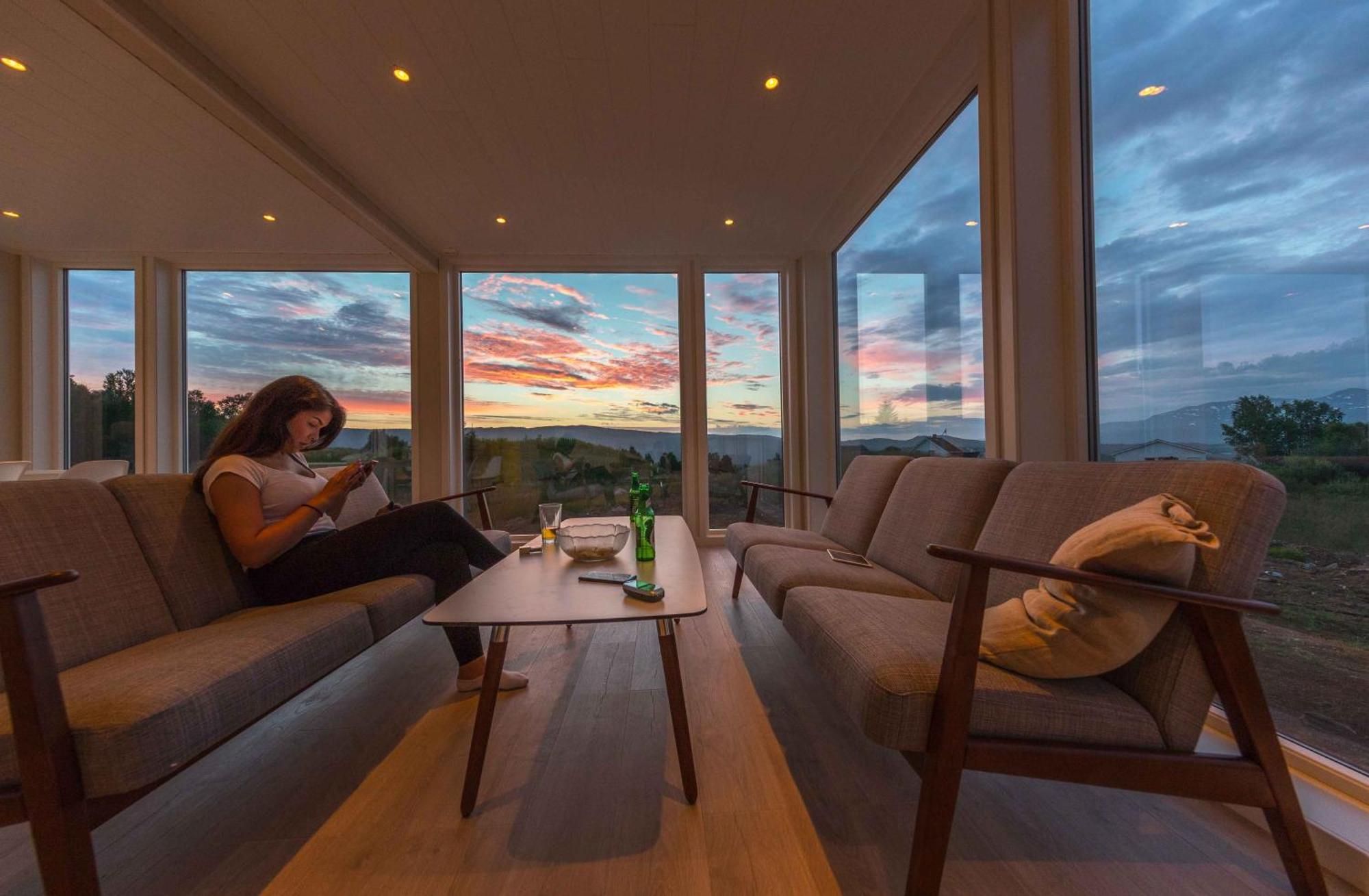 Aurora Borealis Observatory Silsand Bagian luar foto